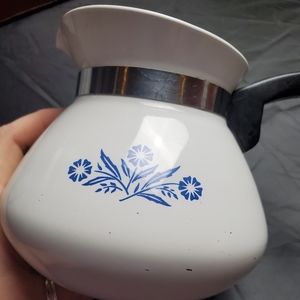 Vintage Corning ware Blue Cornflower teapot